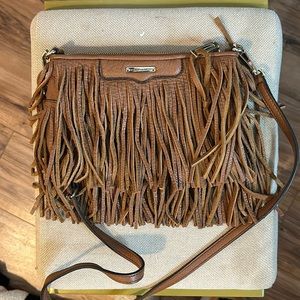 Rebecca Minkoff Fringe Leather Cross Body Purse